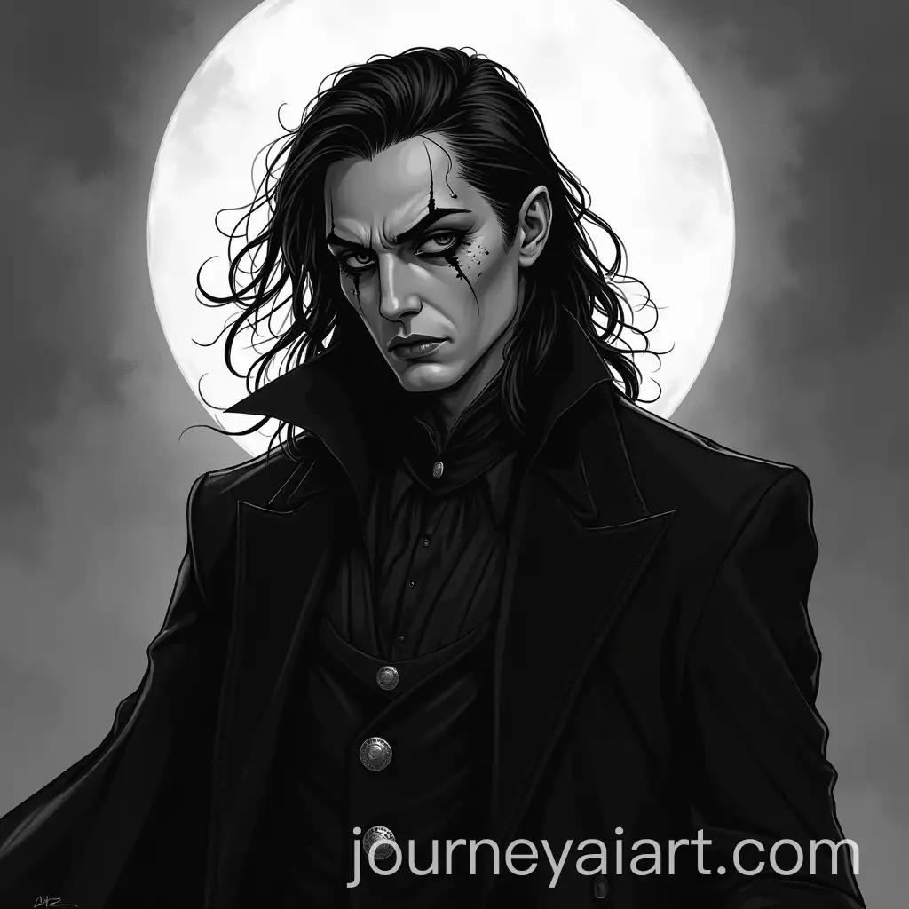 Black-and-White-Portrait-of-a-Brujah-Clan-Vampire