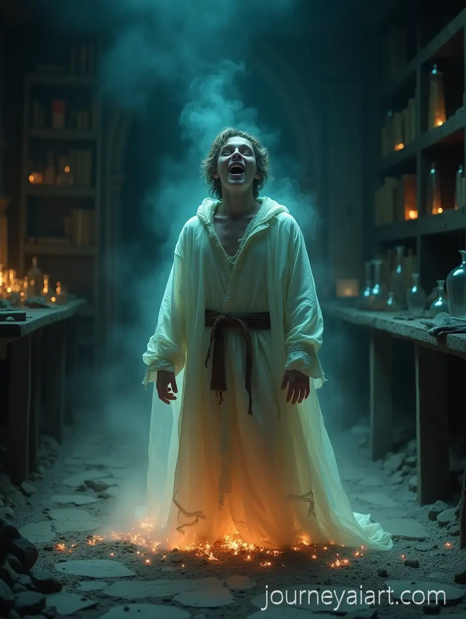 EGhost-of-Alchemist-Apprenticethereal-Ghost-of-a-Young-Alchemist-Apprentice-Emerging-from-Ashes