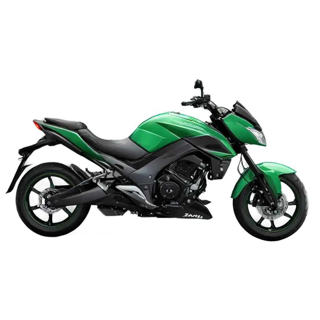 Stunning-Bajaj-Dominar-400-Green-Motorcycle-PNG-Image