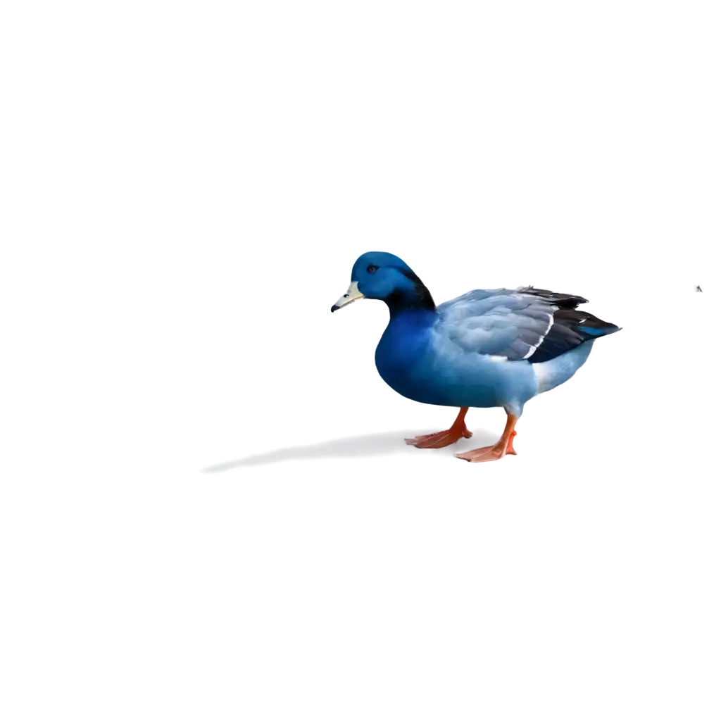 Vibrant-Blue-Duck-PNG-Captivating-Art-for-Creative-Projects