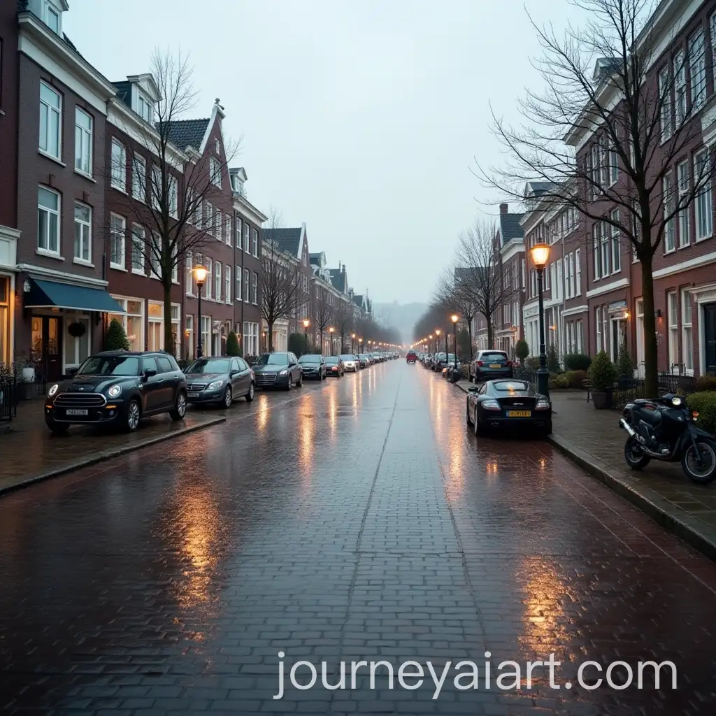 Rainy-Day-in-Willemstad-Netherlands-Scene-with-Umbrellas