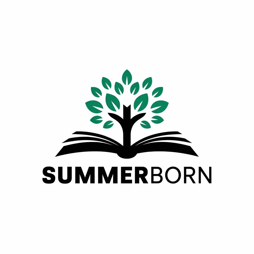 LOGO Design for Summerborn Vector Education Symbol for Technology Industry