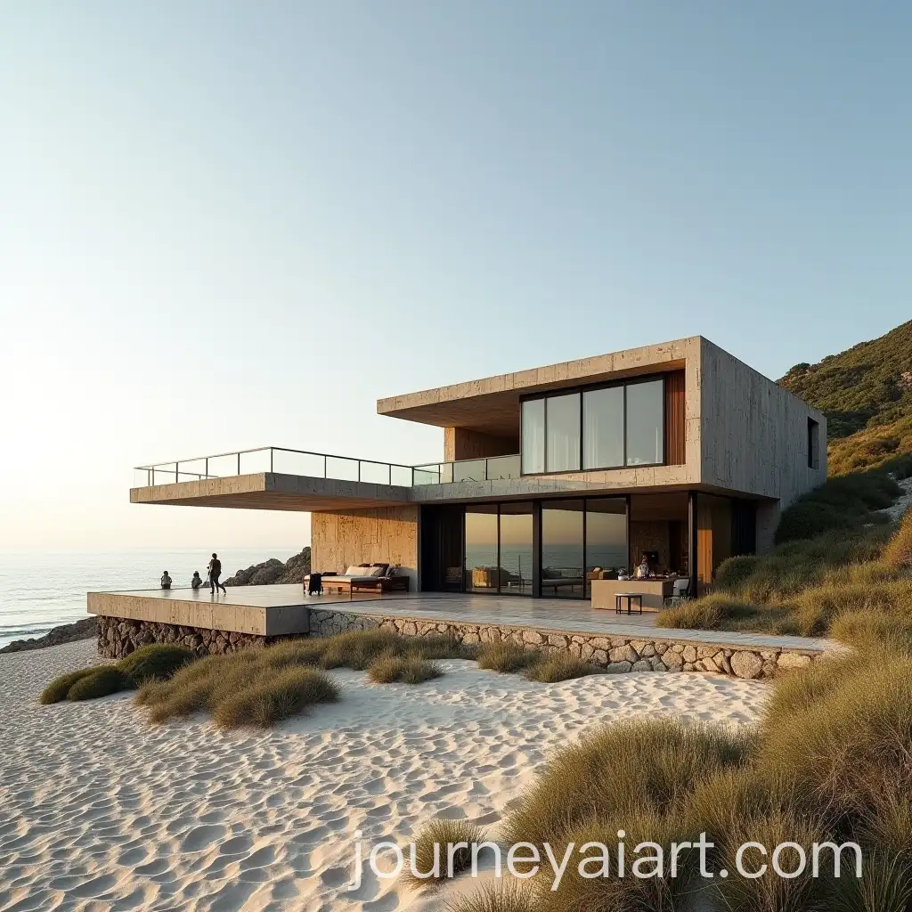 Modern-Retreat-Center-Inspired-by-Olson-Kundig-on-a-Mexican-Beachfront