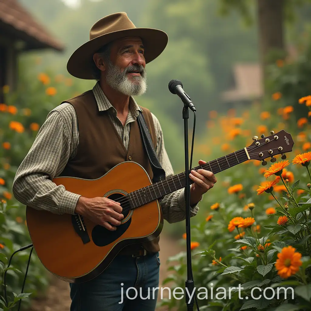 Realistic-Image-of-a-Singing-Gardener-in-Action