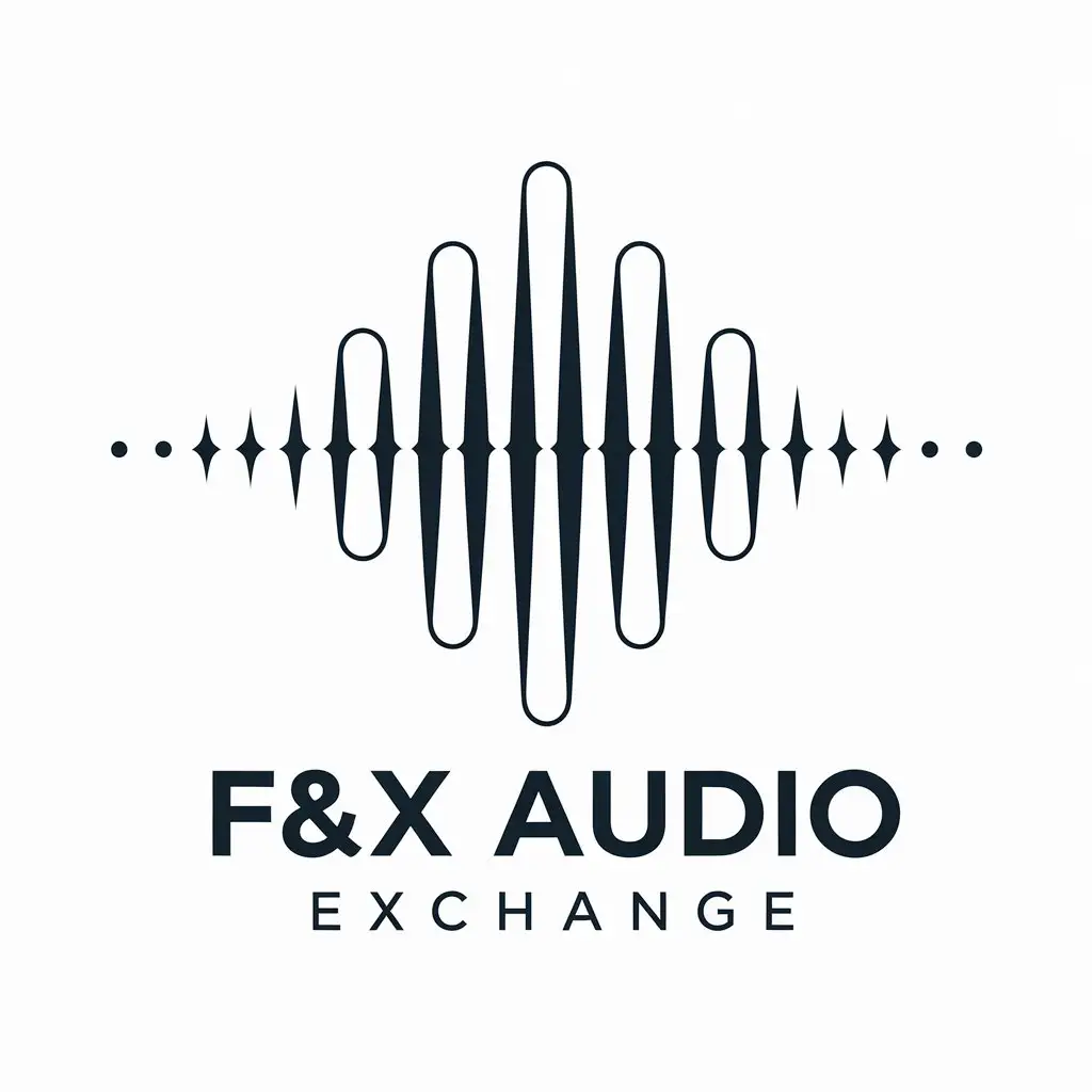 LOGO Design for FX Audio Exchange Music Audio Symbol with Modern Style for Entertainment Industry