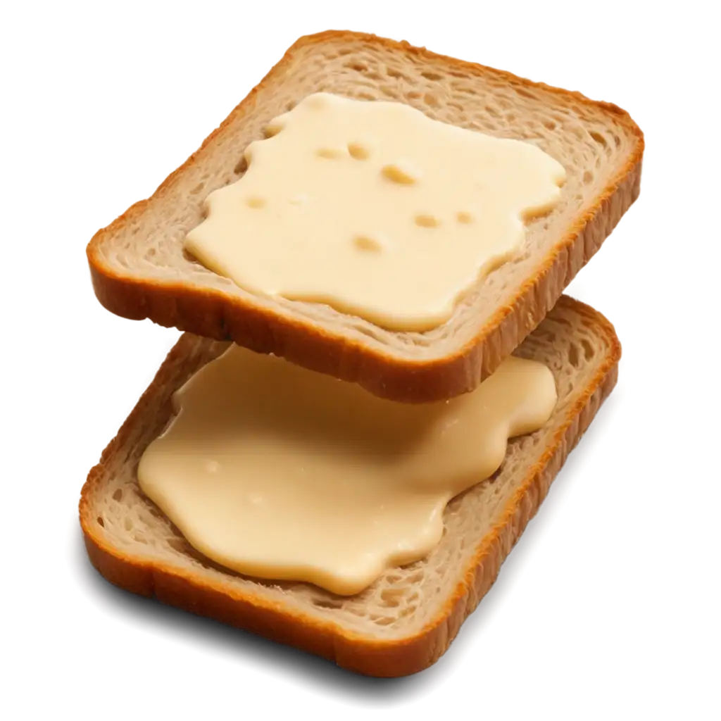 Toasted-Bread-with-White-Chocolate-Spread-HighQuality-PNG-Image-for-Food-Photography