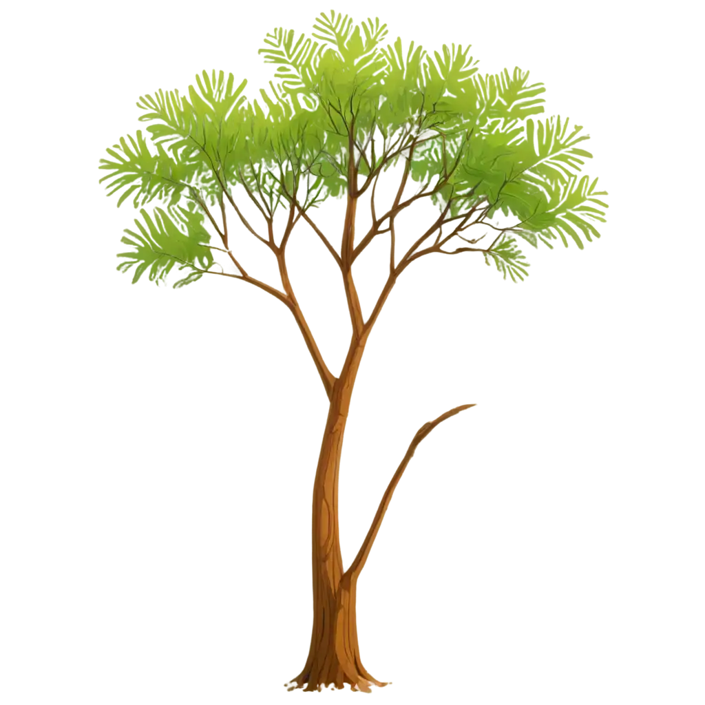 Albizia-Julibrissin-Cartoon-PNG-HighQuality-Image-for-Versatile-Use