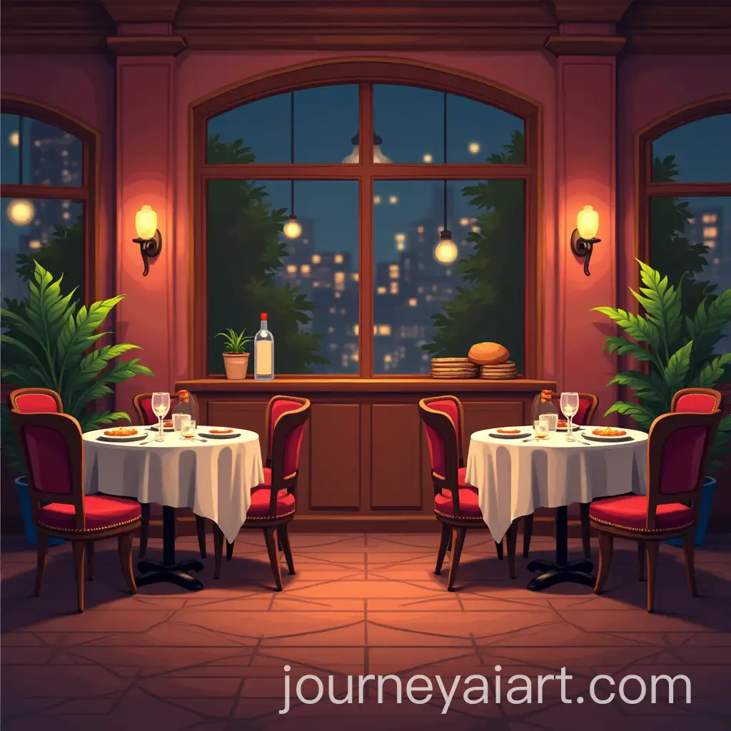Game-Items-Spritesheet-in-a-Luxurious-Restaurant-Room-with-Elegant-Lighting