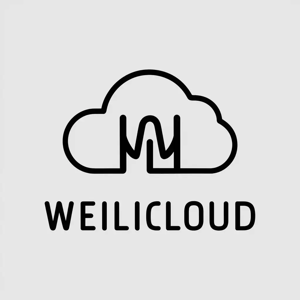 LOGO-Design-for-Weilicloud-Clean-and-Modern-Vector-Logo-with-IDC-Symbol