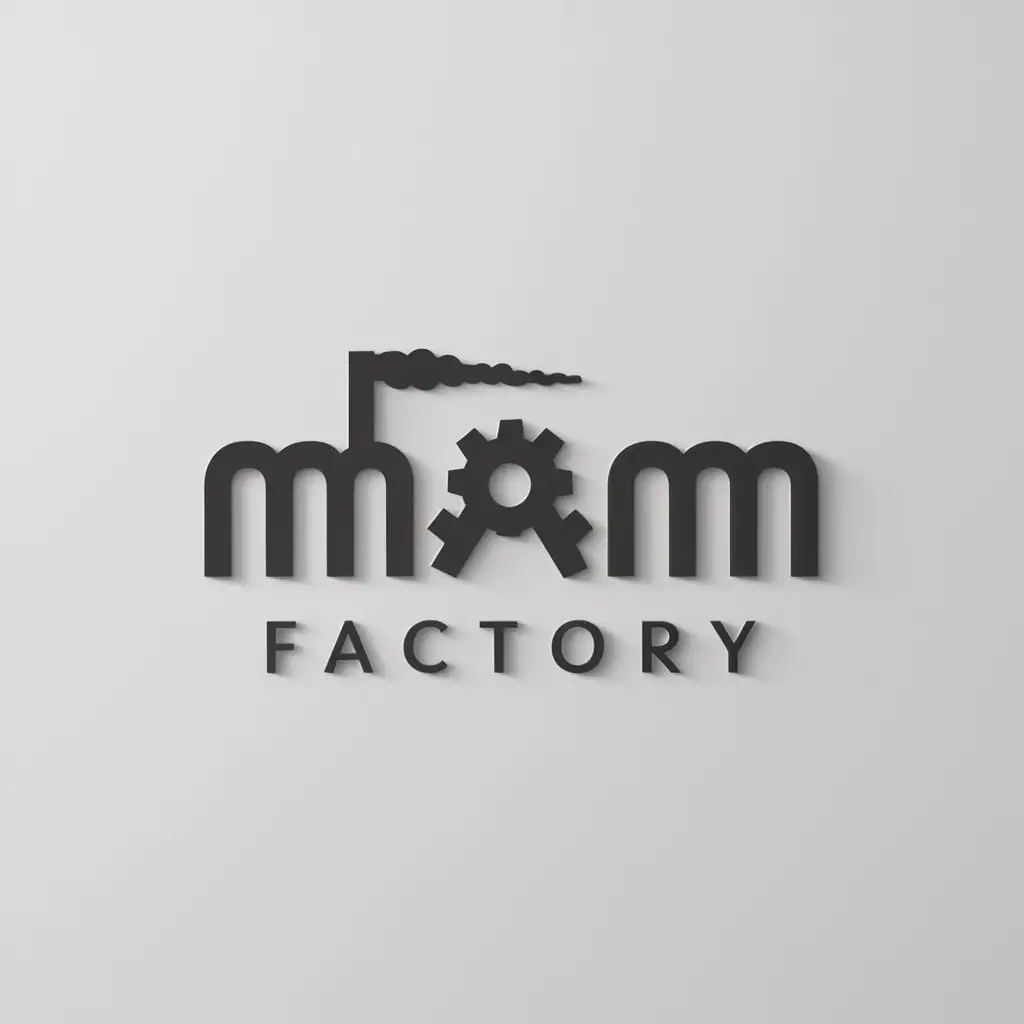 a logo design,with the text "factory", main symbol:MAM,Moderate,clear background