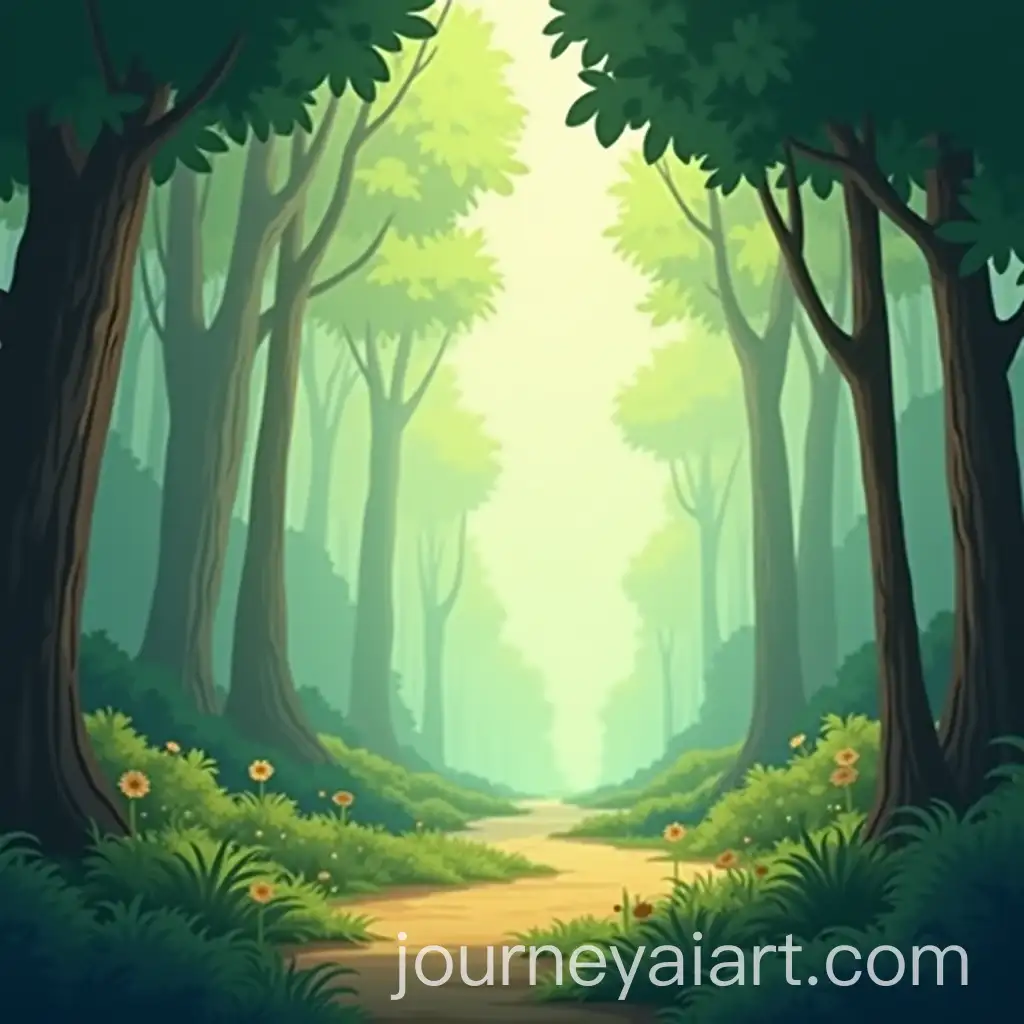 Kids-Animation-Forest-Background-with-Whimsical-DetailsAI-Image-Prompt-Expansion