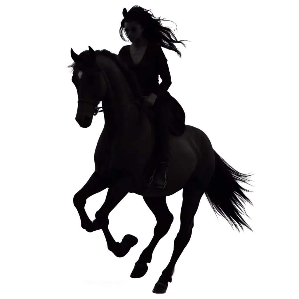 DynamicPNG-Image-Prompt-Analysis-Horse-Silhouette-PNG-with-Flowing-Mane-Elegant-Minimalist-Black-and-White-Artwork-for-Motion-and-Strength