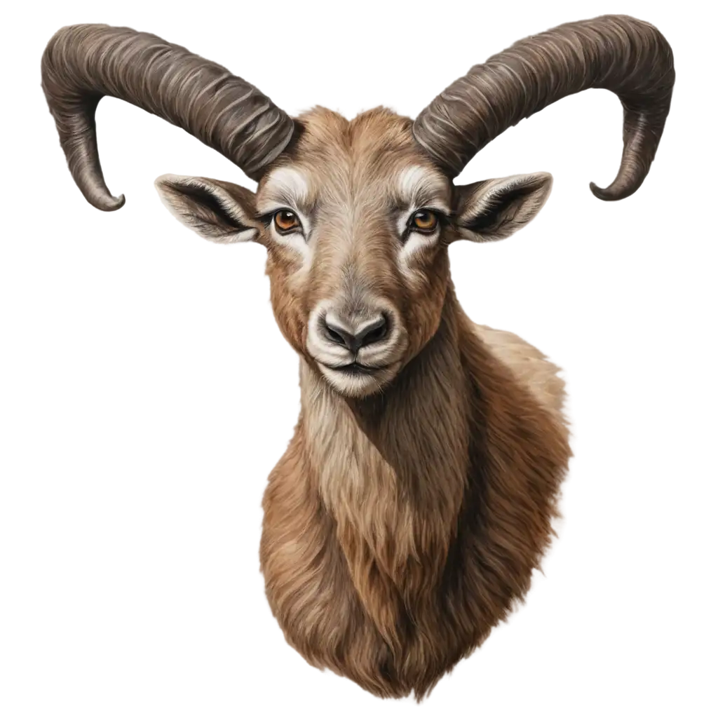 Markhor-Face-PNG-Image-for-HighQuality-Digital-Use