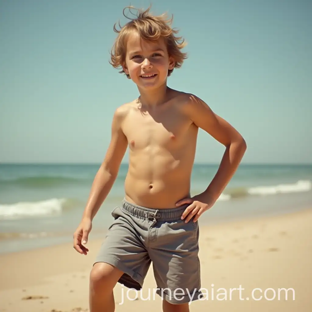 Boy-in-Short-Shorts-Playing-Outdoors