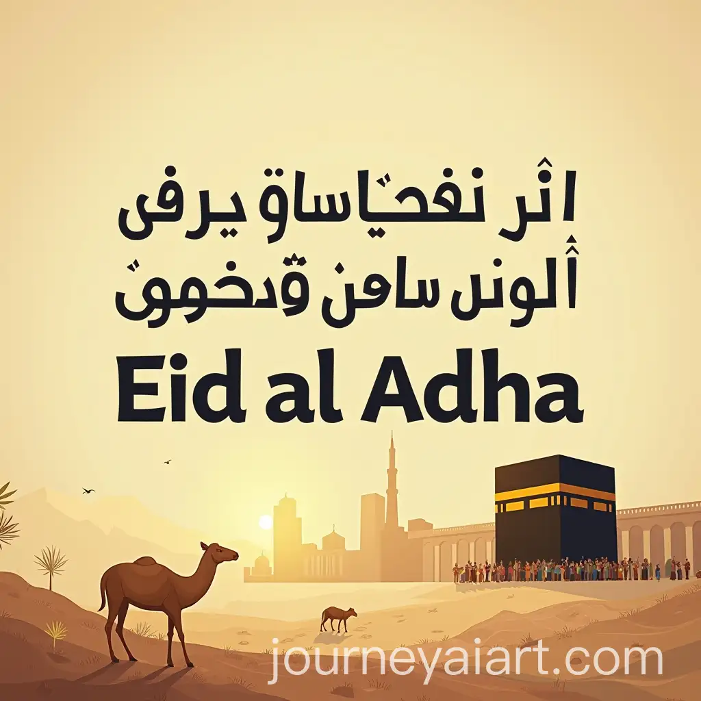 Eid-alAdha-CongratulationsEid-alAdha-Image-Prompt-with-Kaaba-and-Sheep