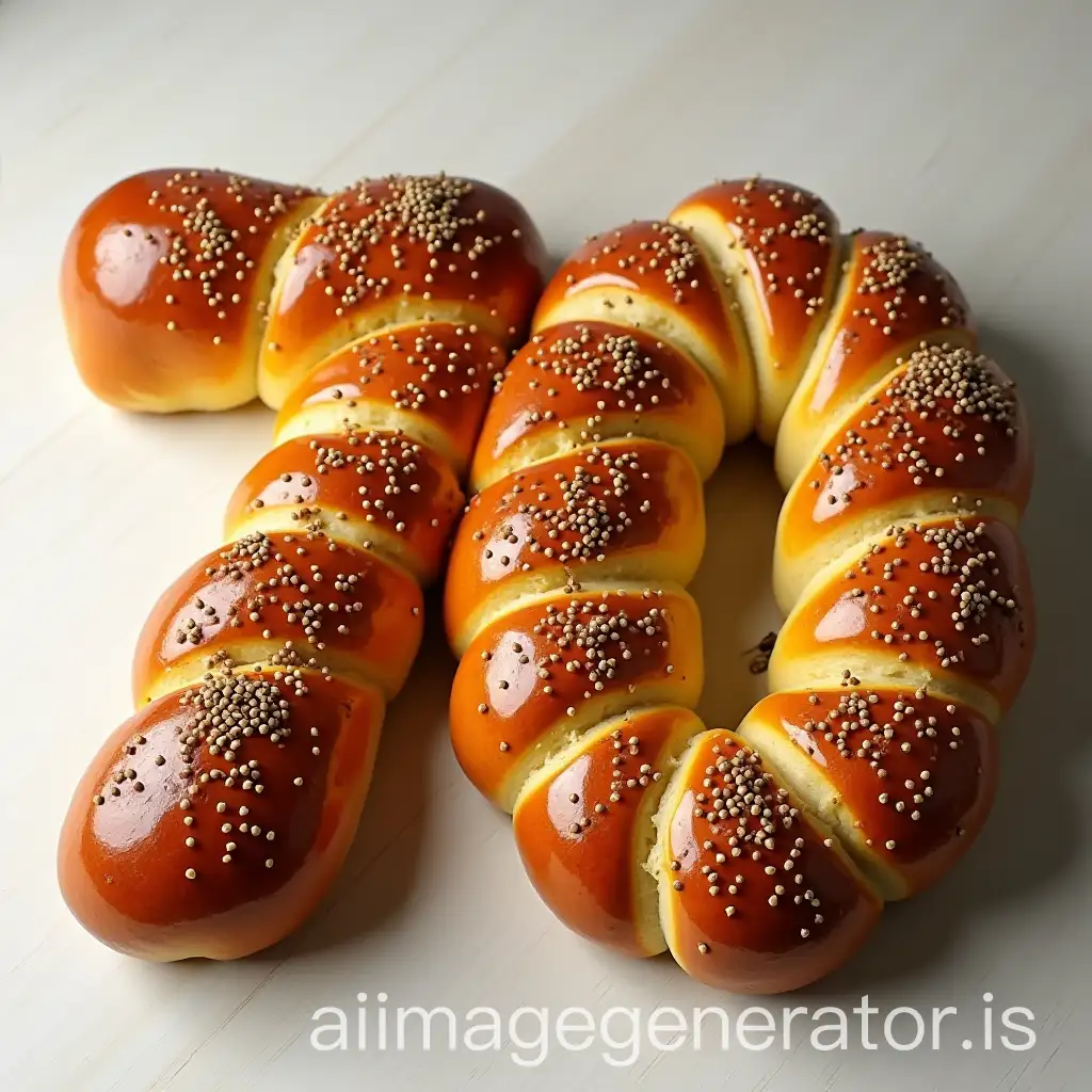 Challah-Anniversary-Bread-Shaped-as-the-Number-70-with-Poppy-and-Sesame-SeedAI-Image-Prompt-Expansion-Decoration