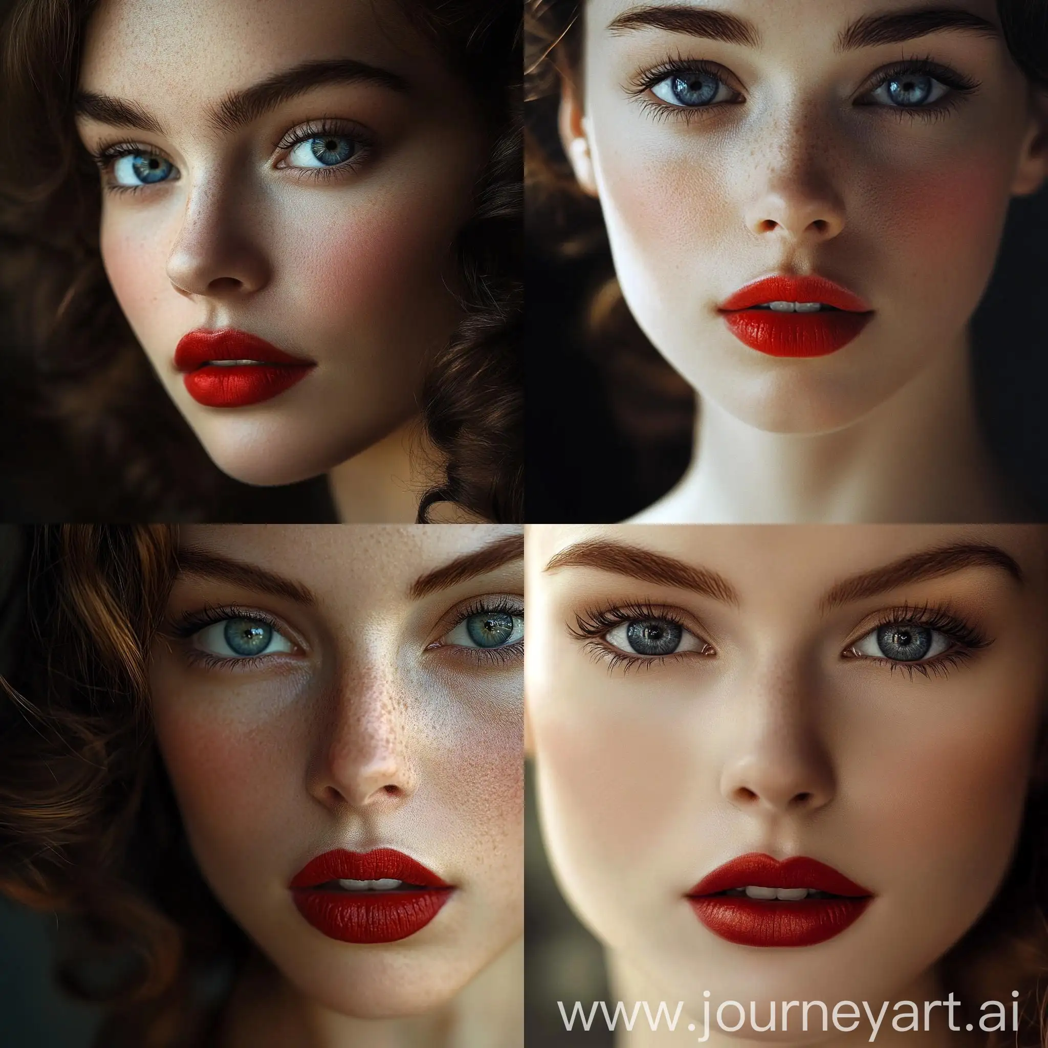 Color-Headshot-Portrait-Photography-Beautiful-Woman-with-Blue-Eyes-and-Brown-Hair