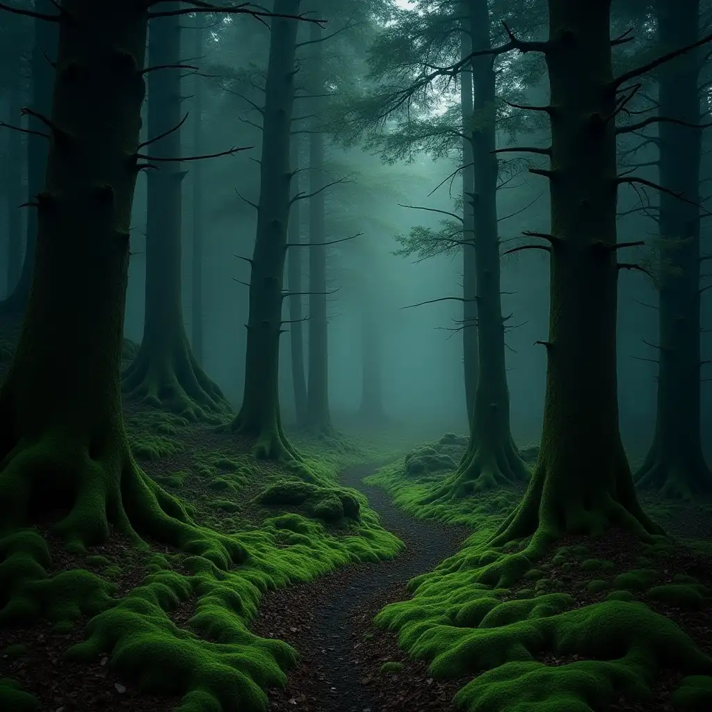 Enchanted-Forest-with-Ancient-Trees-and-Spectral-Night-Moss