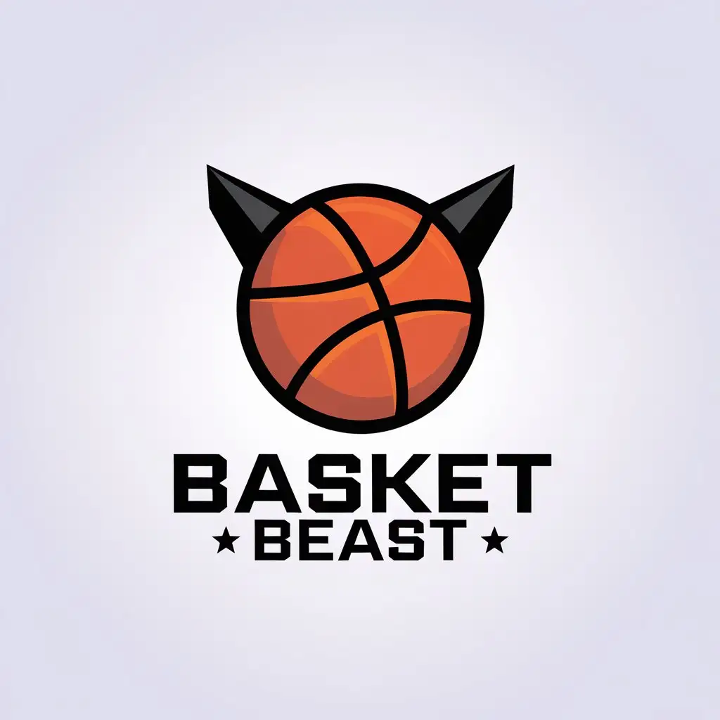 LOGO Design for Basket Beast BasketballThemed Minimalist Logo for Sports Fitness