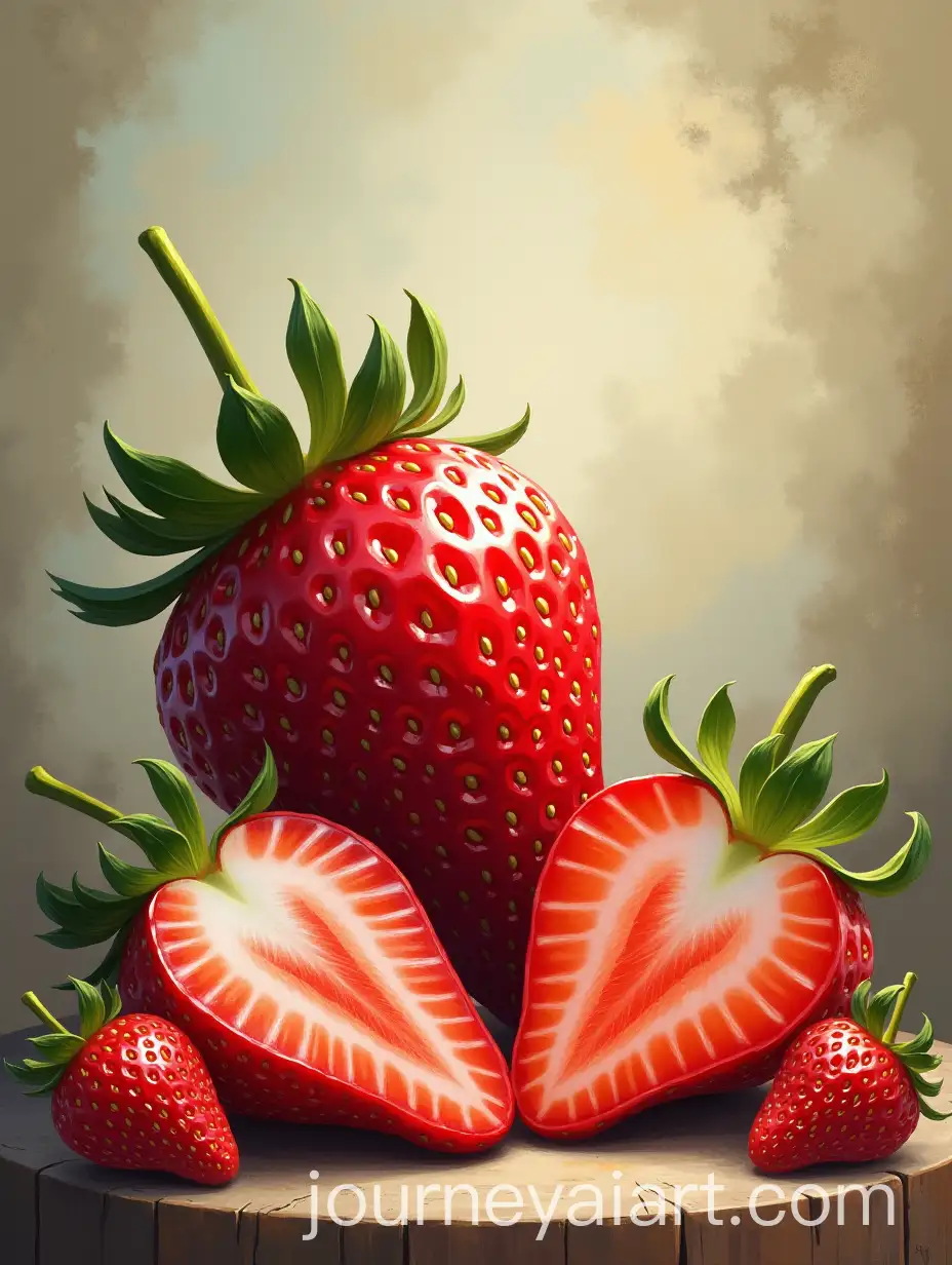 Whimsical-StrawberryThemed-Storybook-Scene