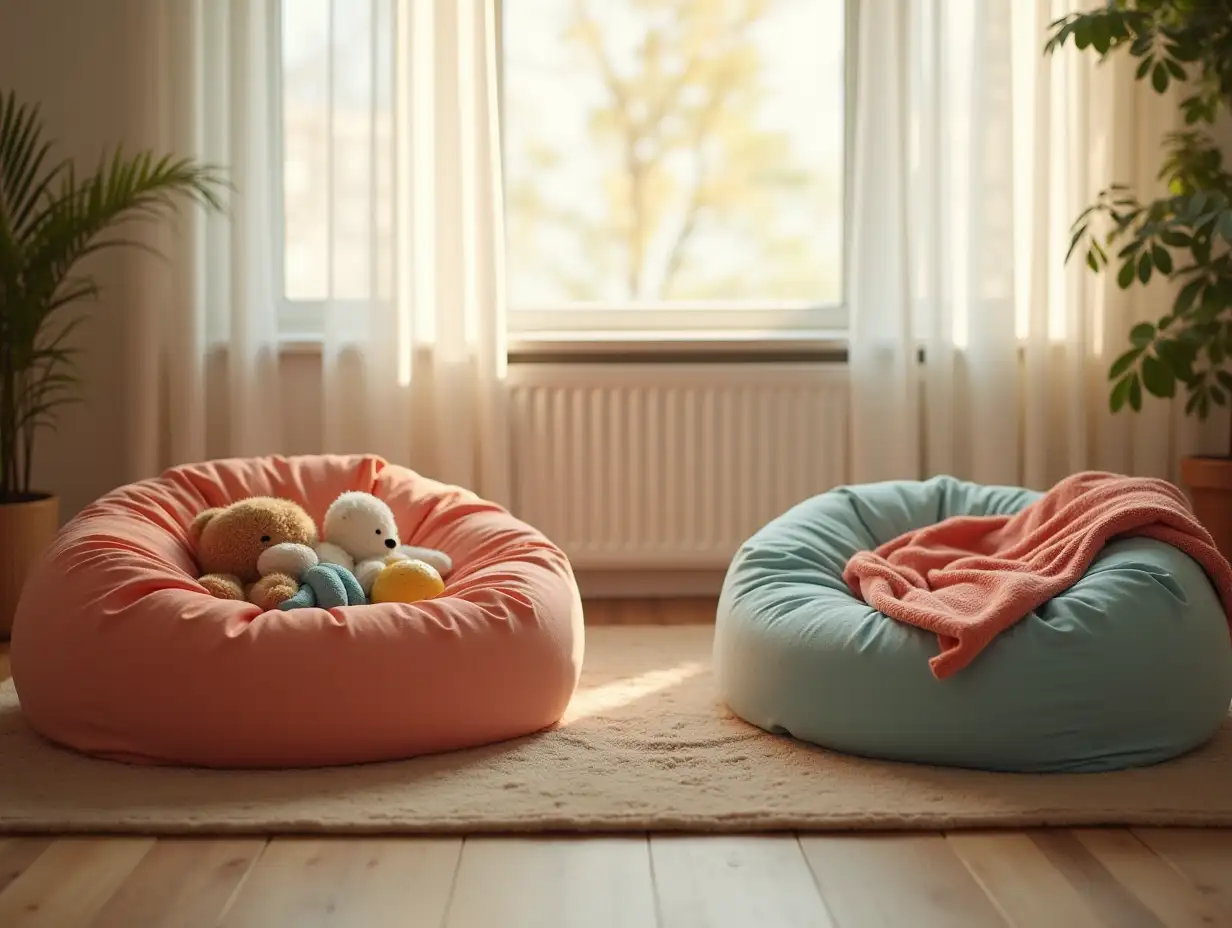 Serene-Therapy-Space-with-Cozy-Beanbags-and-SensAI-Image-Prompt-Expansionory-Items