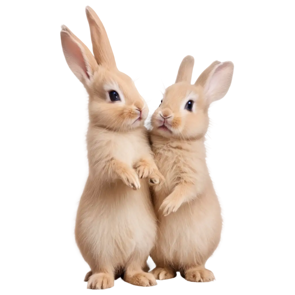 Cute-Bunny-Kissing-PNG-HighQuality-Transparent-Image-for-Various-Applications