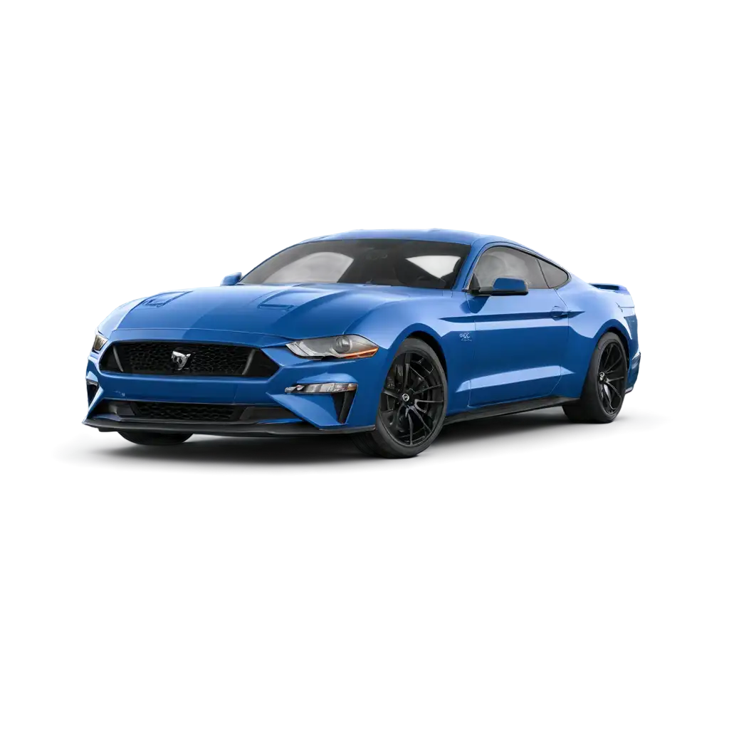 Stunning-Blue-Mustang-GT-2022-PNG-for-HighQuality-Visuals