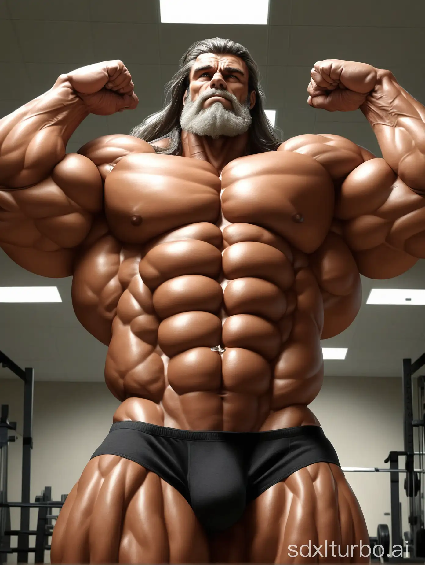 Imposing-Elderly-Giant-with-Impressive-Physique