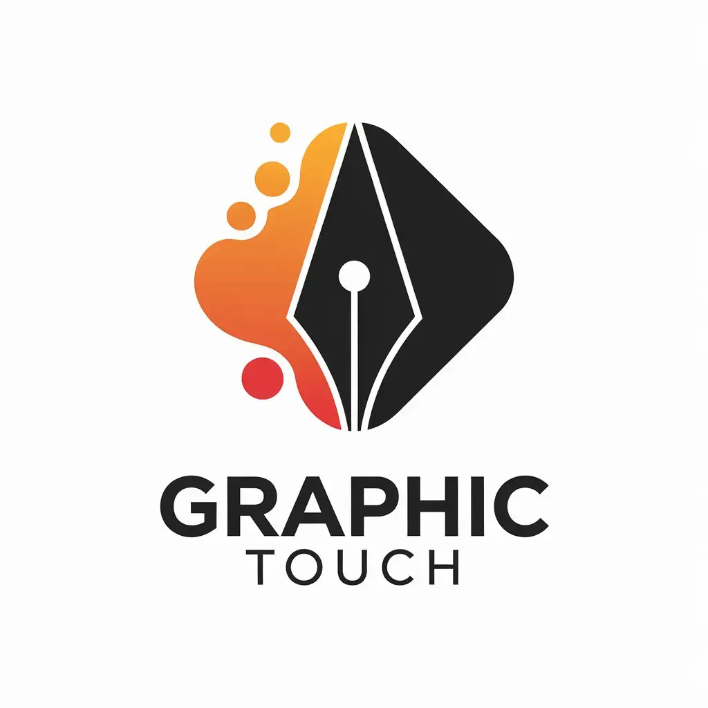 LOGO Design for Graphic Touch Vector Design with Moderate Symbol for the Entertainment Industry