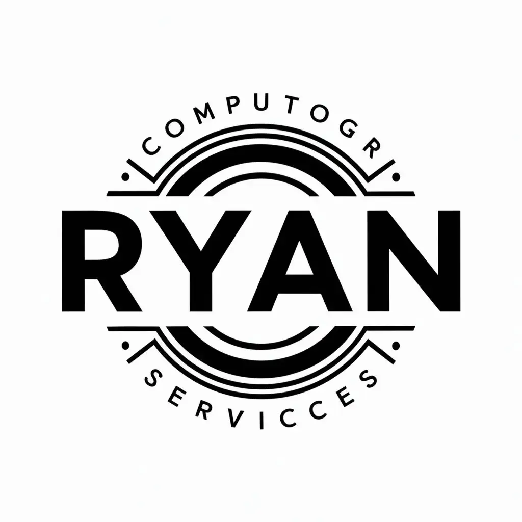 LOGO-Design-For-Ryan-Vector-Logo-with-Computer-Services-Theme