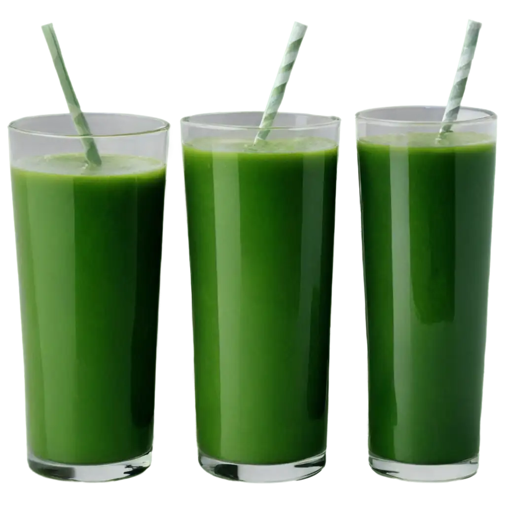 Three-Glass-Green-Juice-PNG-Image-for-Health-and-Wellness-Visuals