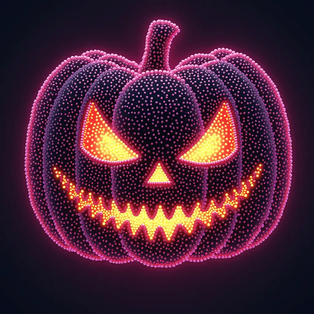 RhinAI-Art-Prompt-Expansionestone-and-Glitter-Halloween-Spooky-Aesthetic-with-Preppy-Pink-Bling-Clipart