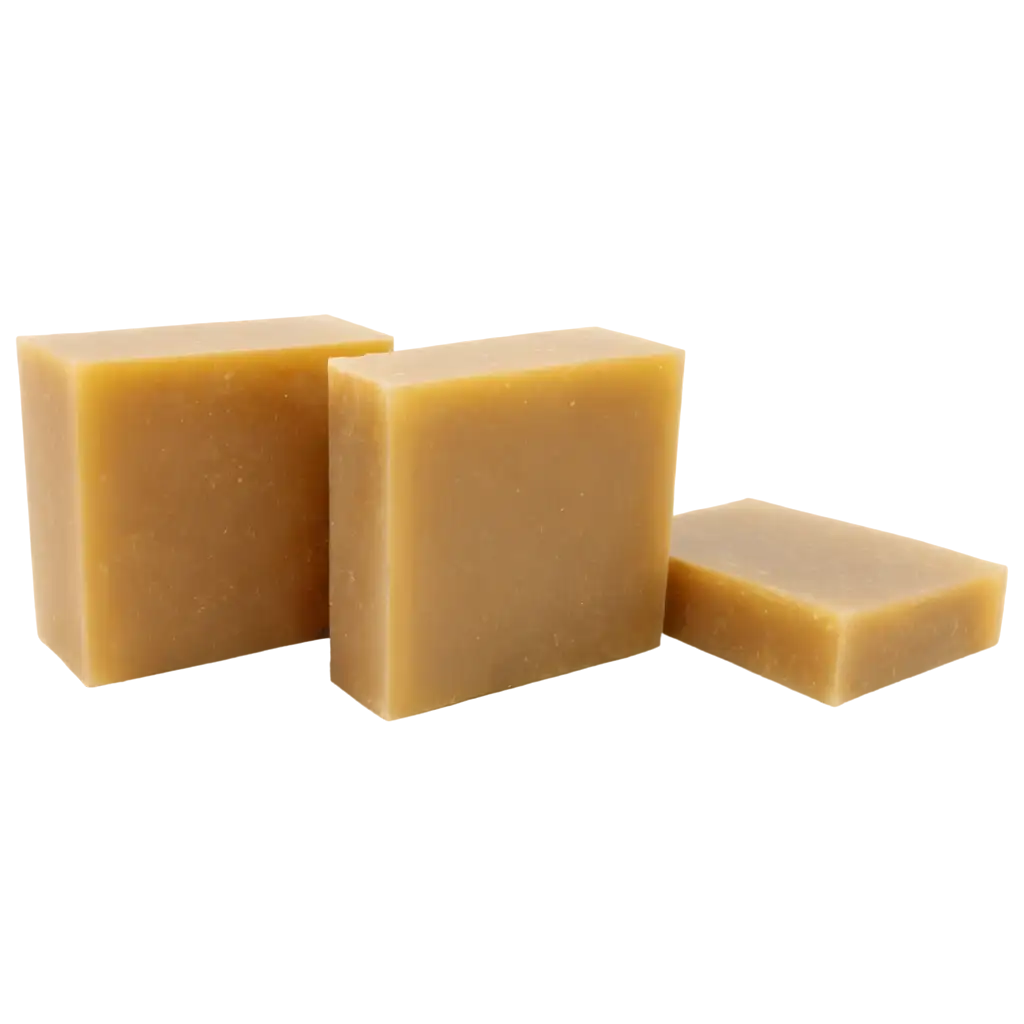 Square-Shaped-Honey-and-Milk-Soap-PNG-Image-with-Different-Angles-and-Thin-Thickness-for-Clear-Visuals