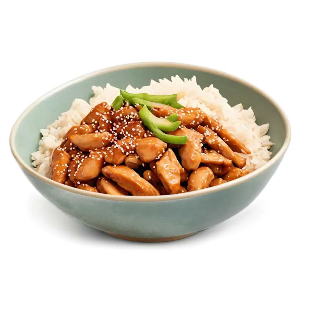 Chicken-Teriyaki-Rice-Bowl-PNG-A-Delicious-and-Visually-Appetizing-Image-for-Your-Food-Visuals