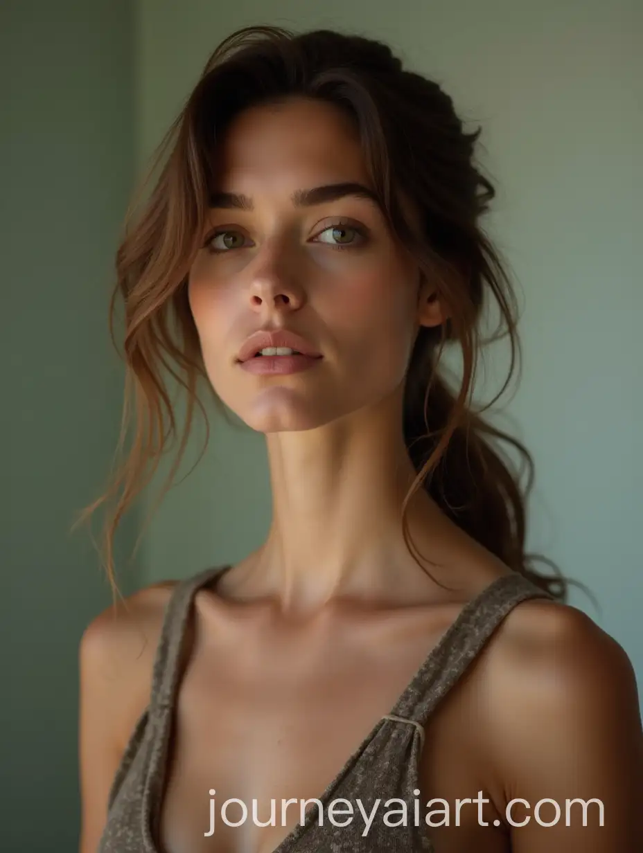 Young-European-Woman-Model-with-Mullet-Hairstyle-in-Cinematic-Style