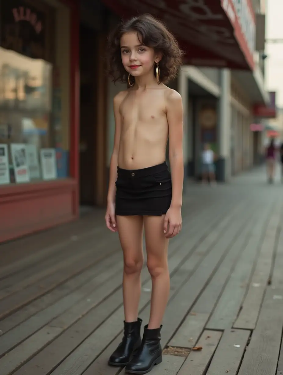 Young-Jewish-Girl-with-Dark-Brown-Hair-and-Gold-Hoop-Earrings-on-Boardwalk