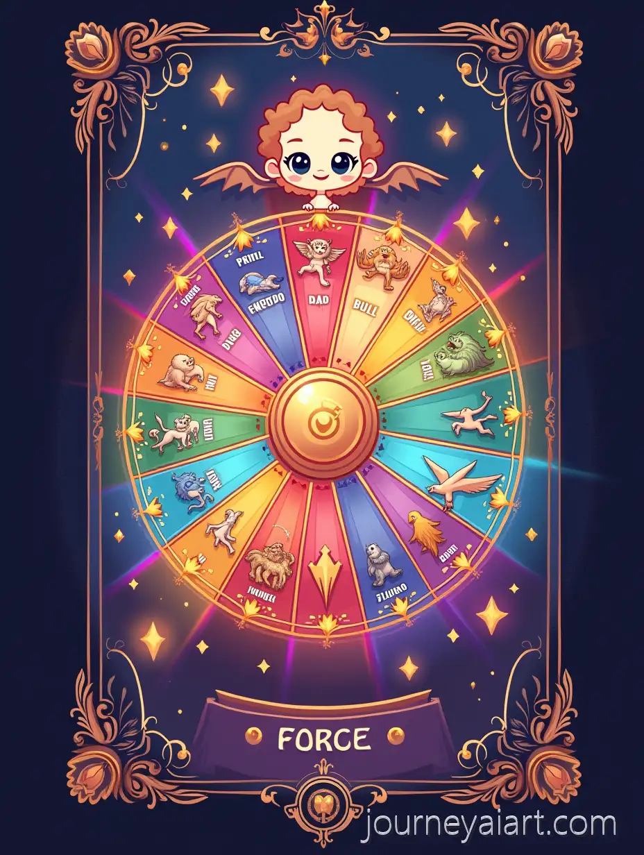 Wheel-ofWheel-of-Fortune-tarot-Fortune-Tarot-Card-with-Zodiac-Signs-and-Kawaii-Angel-Characters