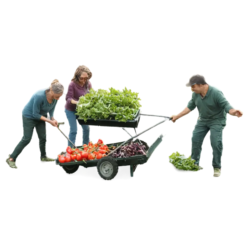 PNG-Image-of-Happy-People-Farming-Vegetables-Joyful-Agriculture-Scene