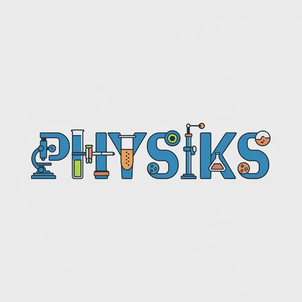 a vector logo design,with the text "physiks", main symbol:physiks,complex,clear background