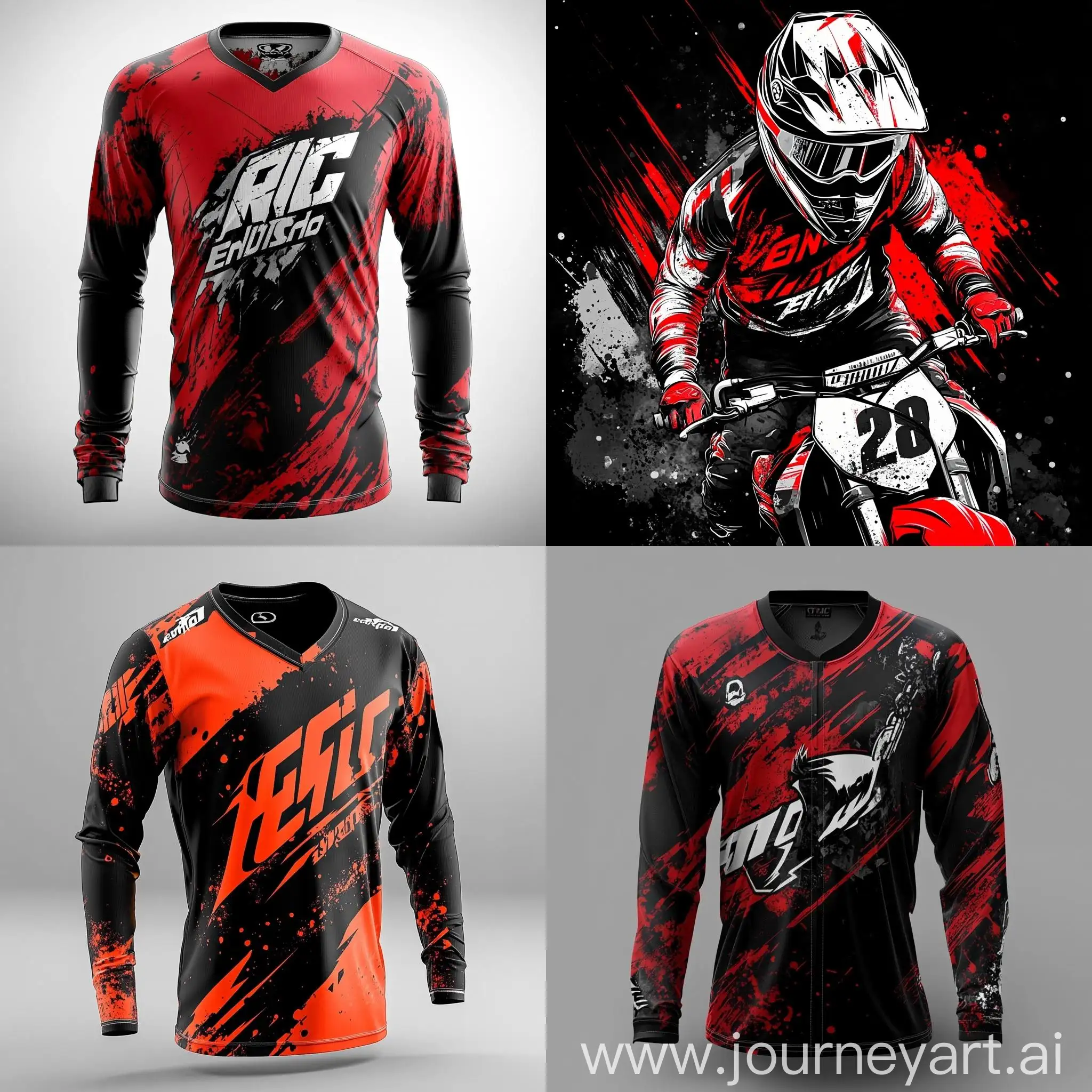 Custom-Motocross-Jersey-Design-with-Evil-Enduro-Lettering