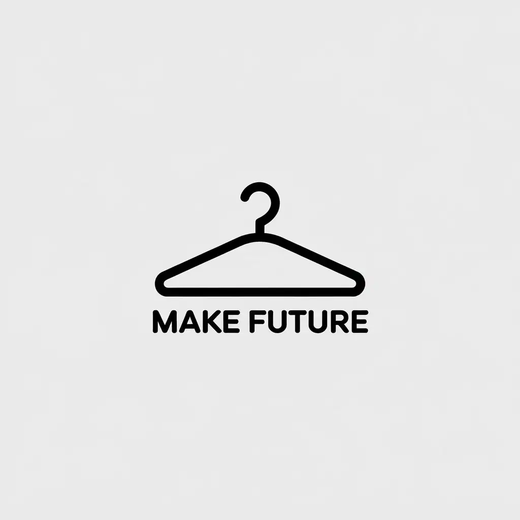 LOGO Design for Make Future Minimalistic Clothing Symbol for Internet Industry