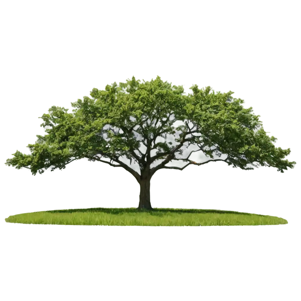 Single-Tree-in-the-Field-PNG-HighQuality-Transparent-Image-for-Versatile-Use