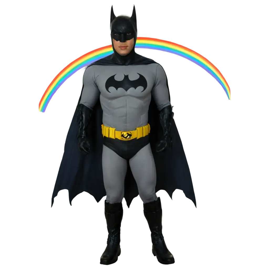 Batman-and-Rainbow-PNG-Image-for-Creative-Projects-and-Graphic-Designs