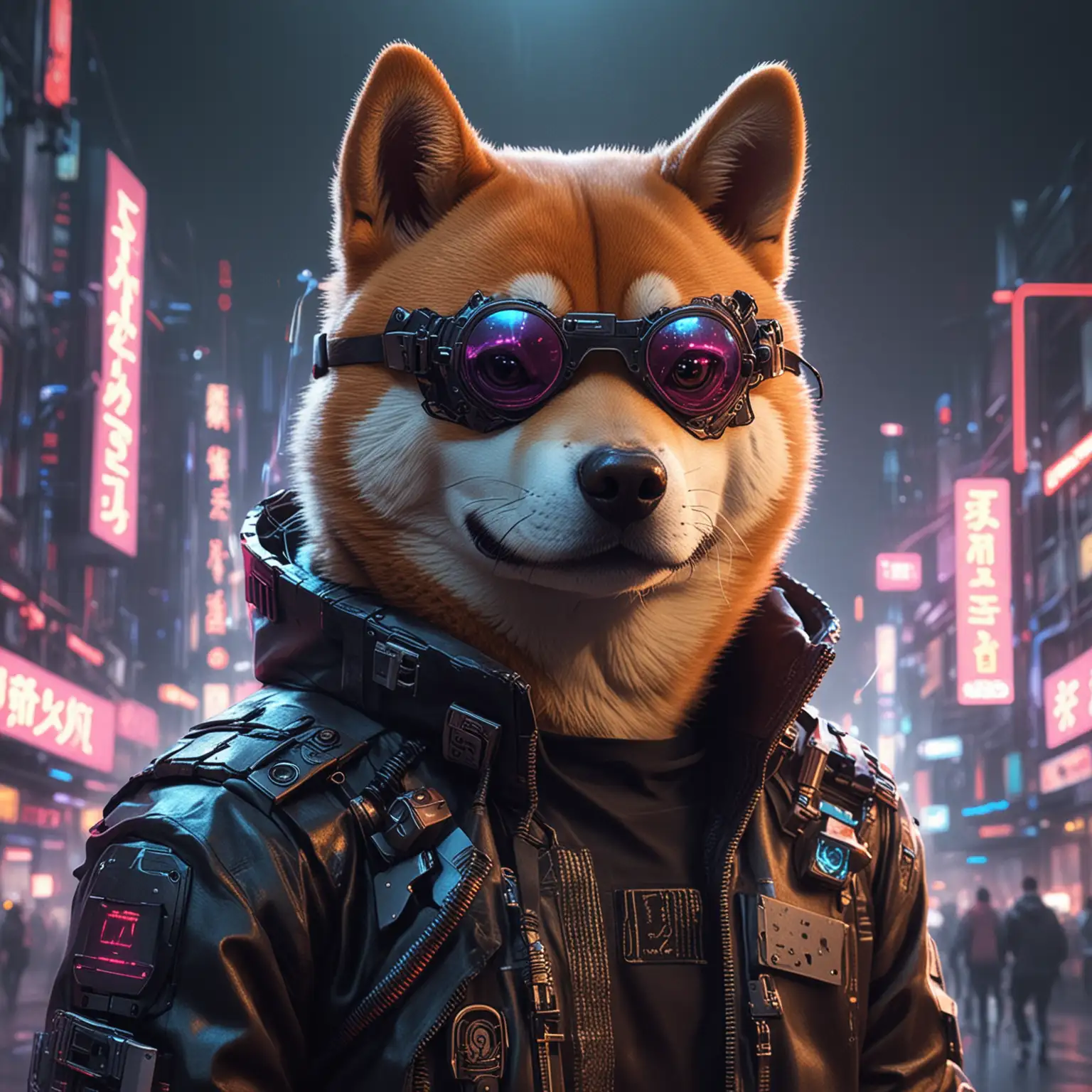 Shiba-Inu-in-Cyberpunk-Futuristic-Cityscape