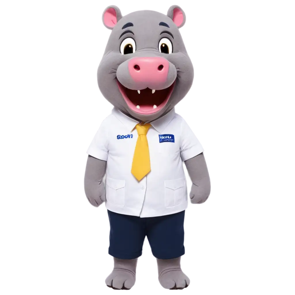 PNG-Mascot-Hippo-for-Scout-Activities-Creative-Image-for-Online-Presence