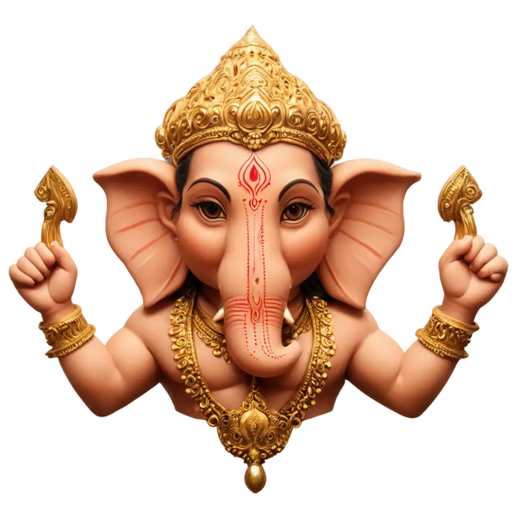 Ganesh Face Image Wth Unquie Styles