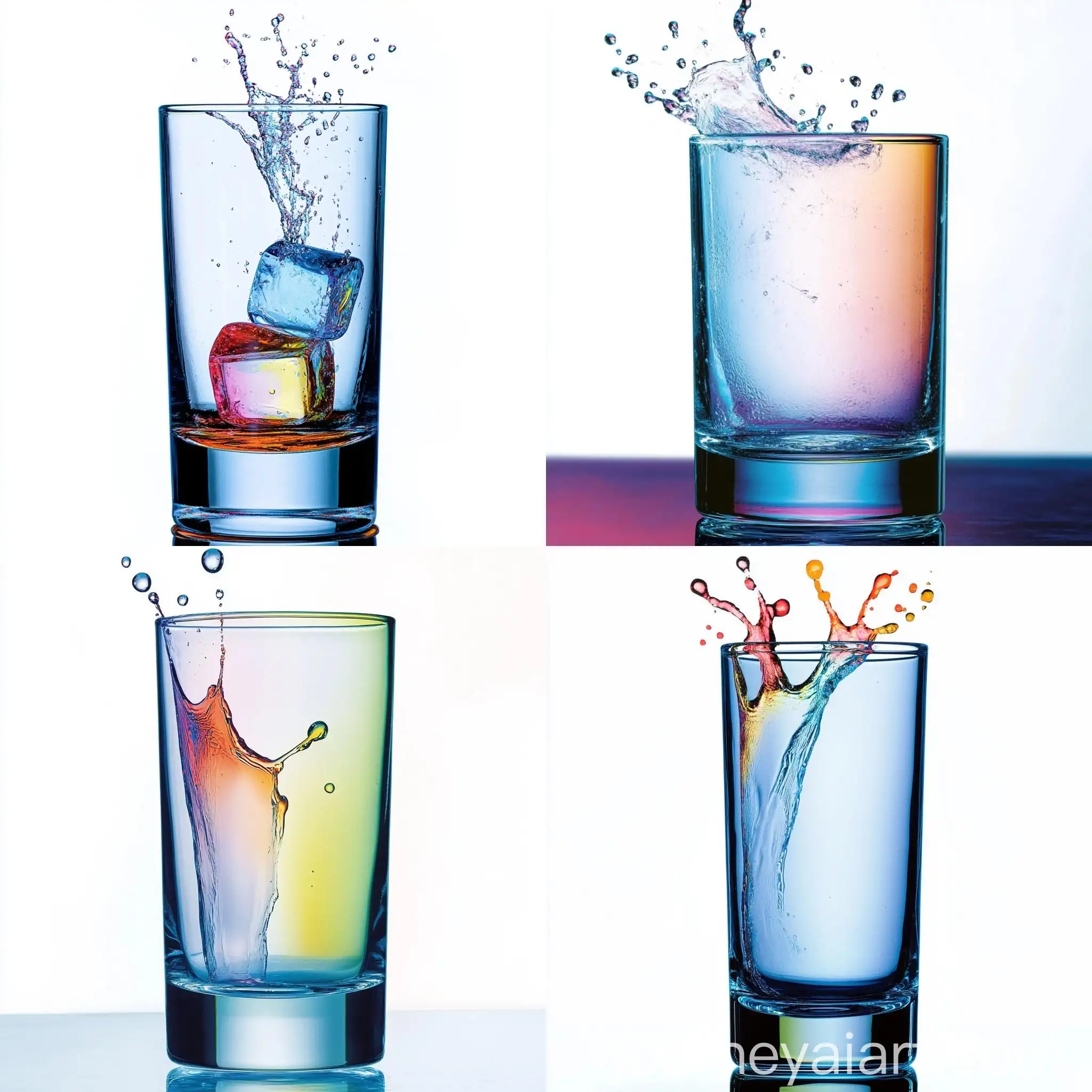 Vibrant-Colored-Paint-Splashing-in-Arcoroc-Islande-Glass