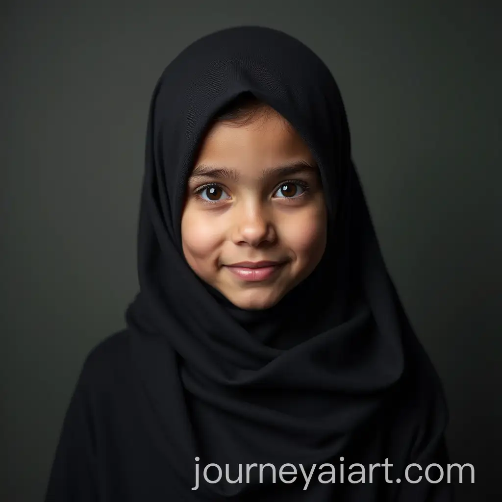 Muslim-Girl-in-Hijab-with-Hidden-Face-Portrait