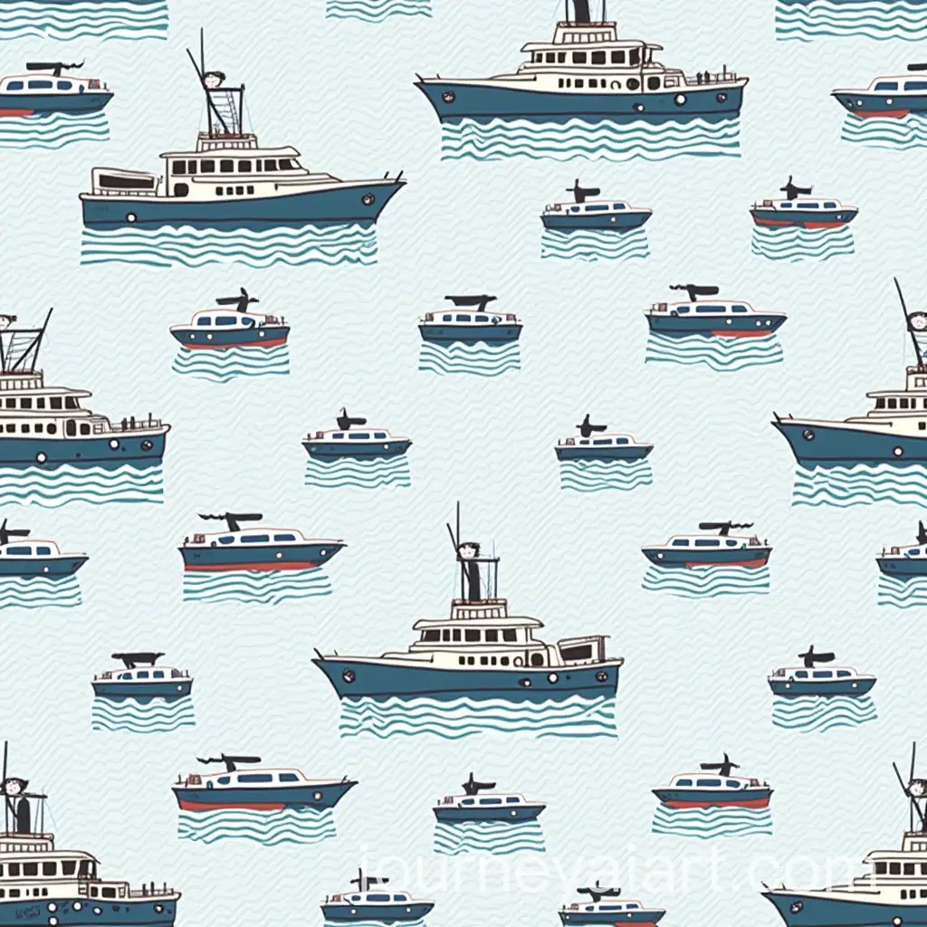 Marina-Company-Logo-Pattern-in-Minimalistic-Design