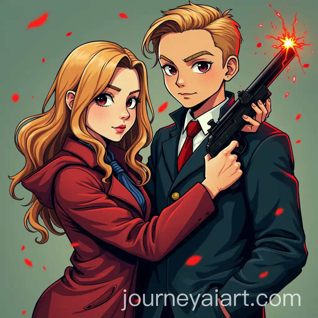 Iryna-Farion-and-Vyacheslav-Zinchenko-in-Danganronpa-Style